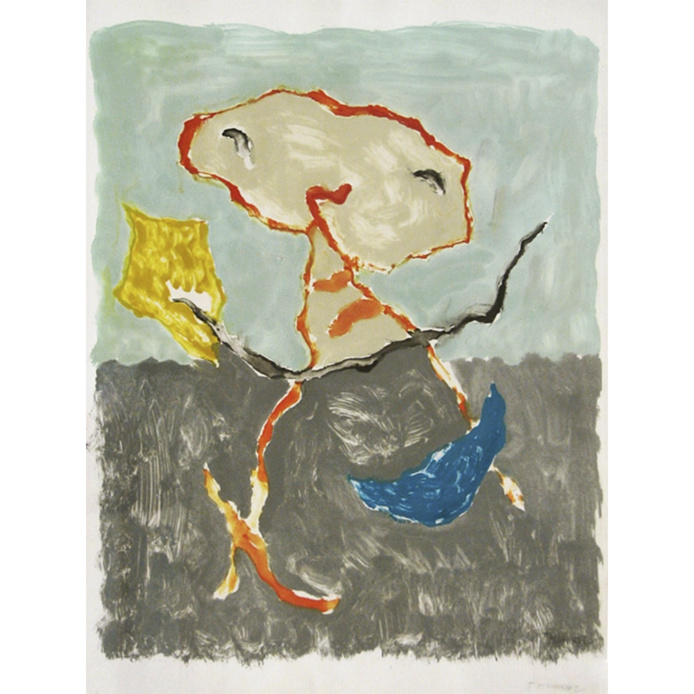 Thomaz Ianelli - Sem título. Monotipia, 65x48 cm, 1990