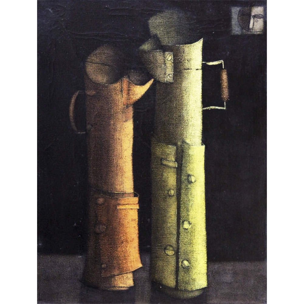 Inos Corradin - Bules. Óleo sobre tela, 60x46 cm