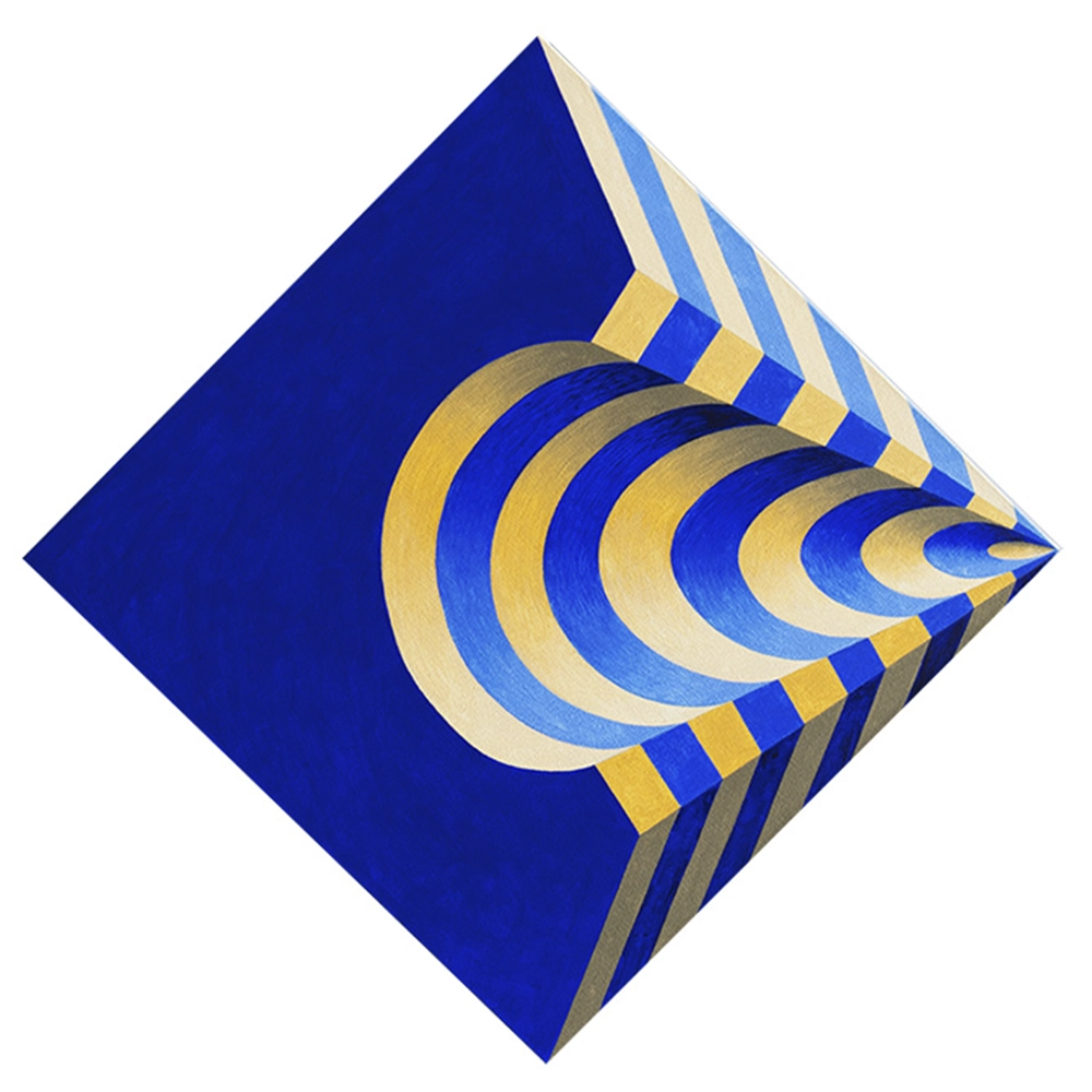 Yuli Geszti - Sem título. Acrílica sobre tela, 70x70 cm, 2024