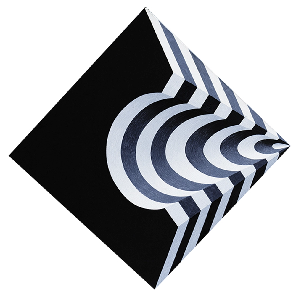 Yuli Geszti - Sem título. Acrílica sobre tela, 70x70 cm, 2024