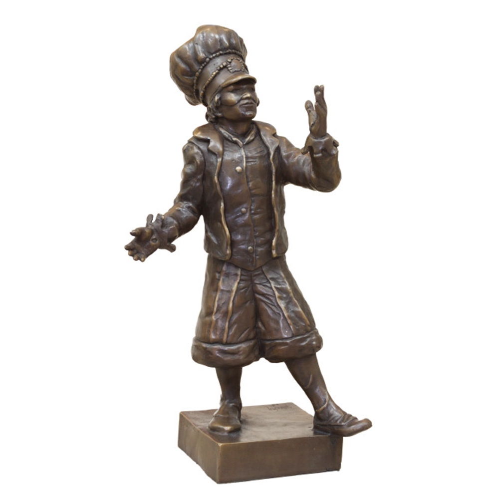 Mario Gruber - Fantasiado 3/7. Bronze patinado, 42x22x15 cm