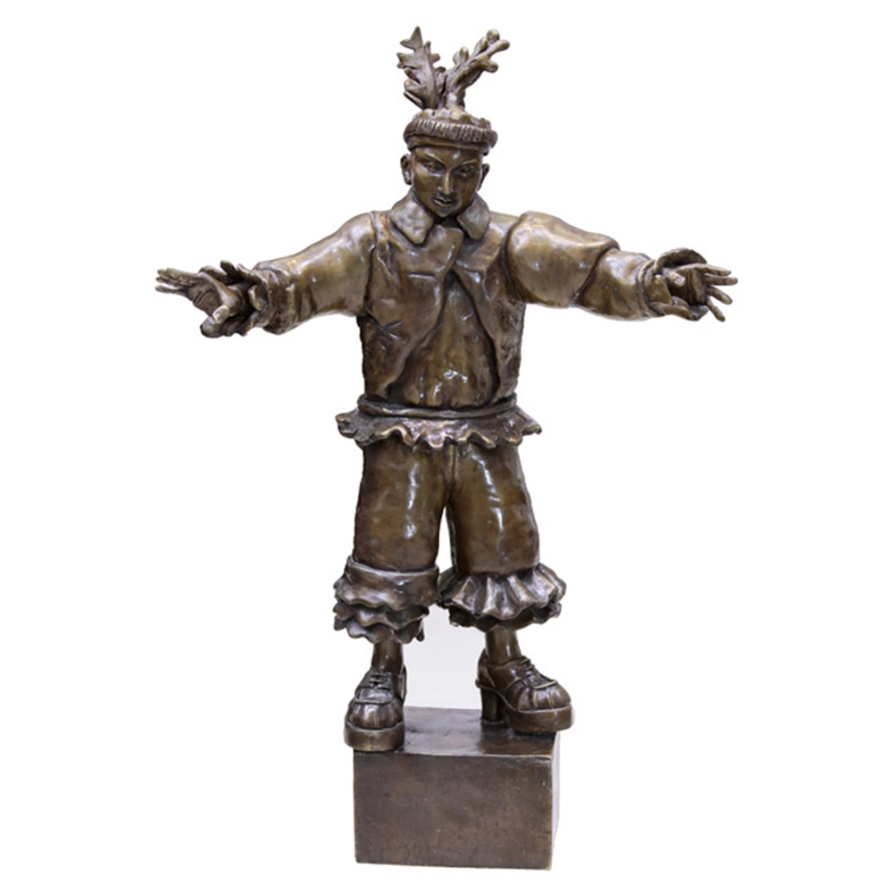 Mario Gruber - Fantasiado 2/7. Bronze patinado, 53x35x18 cm