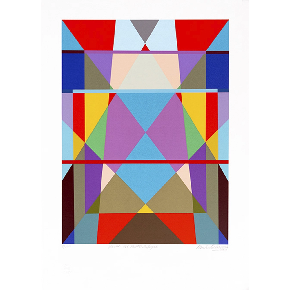 Paulo Calazans - Varal de Porto Alegre 9/100. Serigrafia, 70x50 cm, 2014.