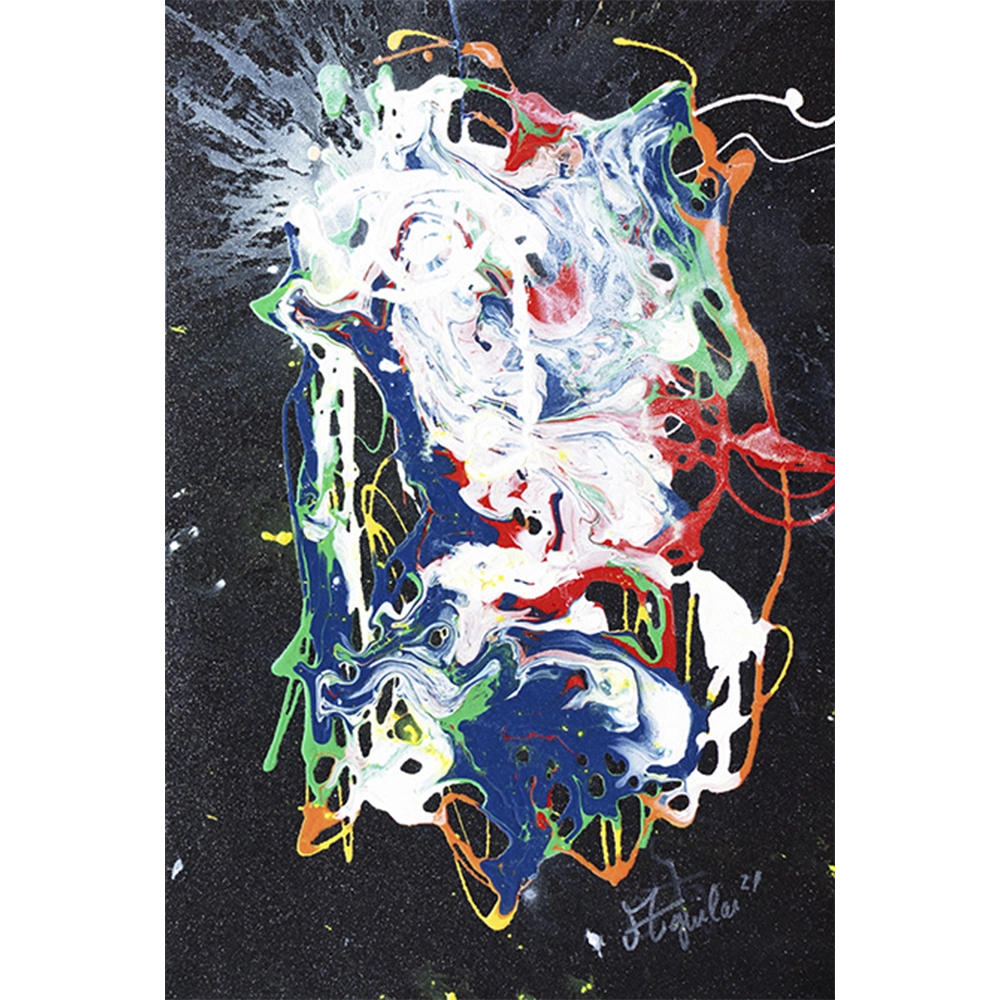 José Roberto Aguilar - Sem título. Acrílica sobre EVA, 60x40, 2024.