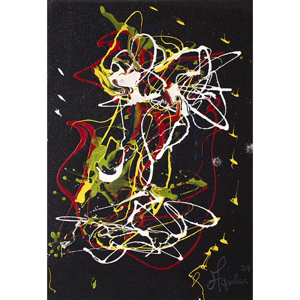 José Roberto Aguilar - Sem título. Acrílica sobre EVA, 60x40, 2024.