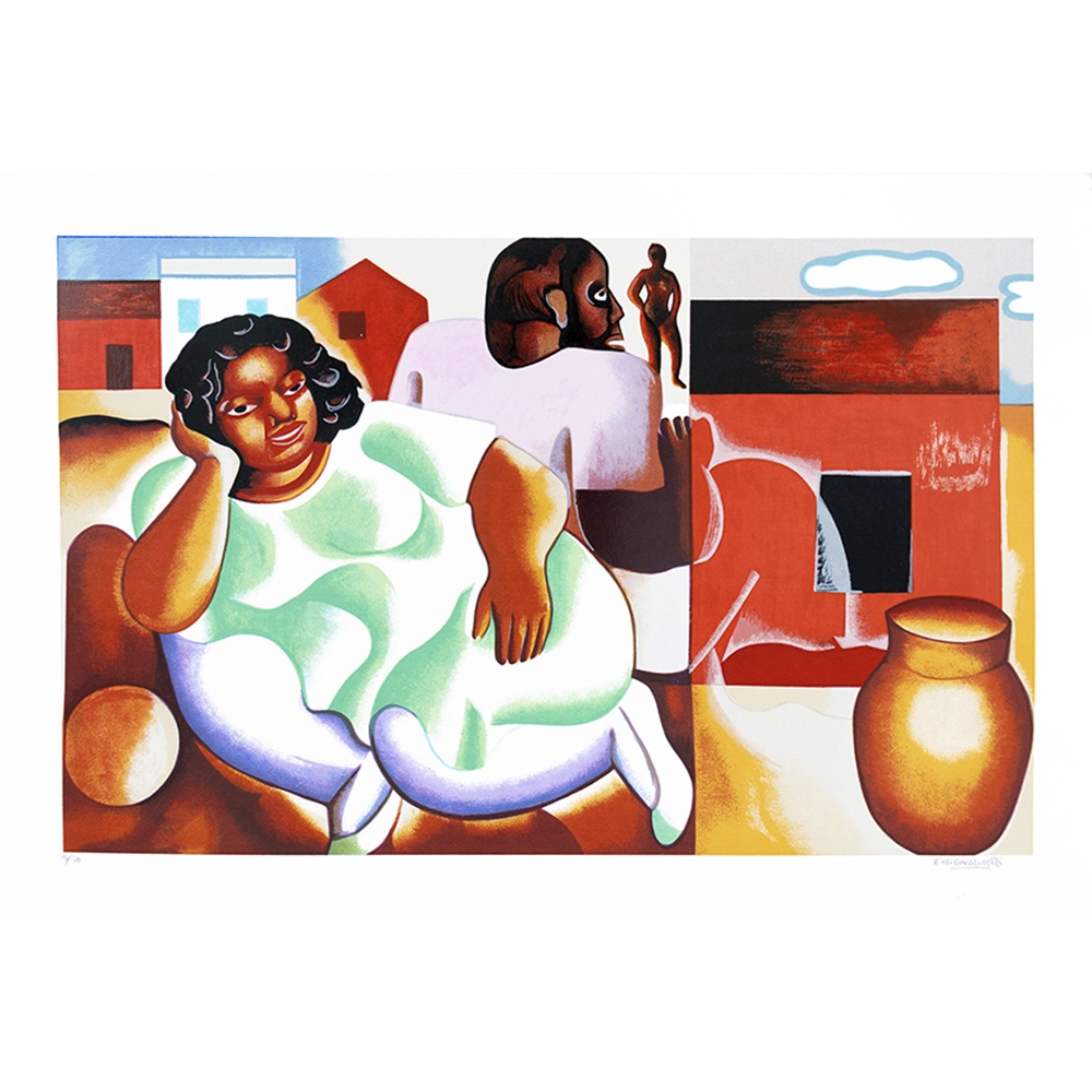 Di Cavalcanti - Devaneio x/120. Serigrafia, 70x100 cm, 1927-2025.