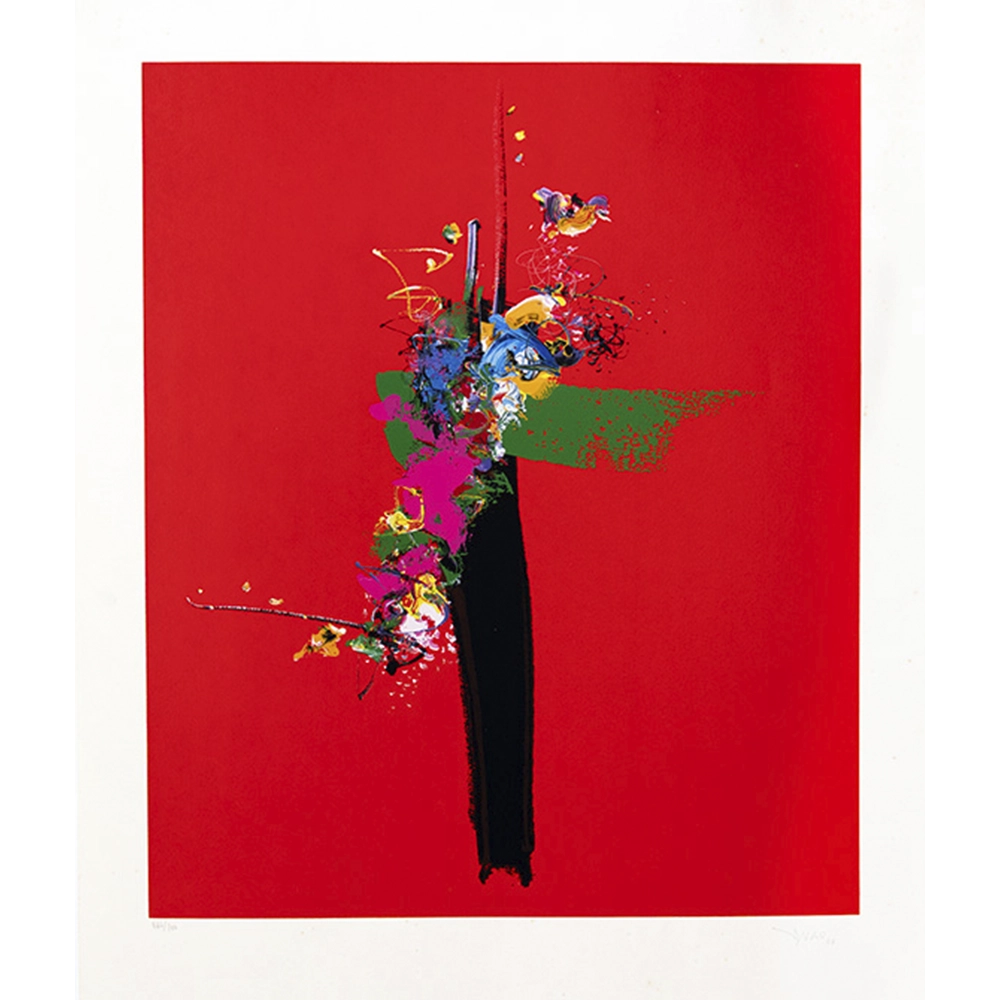 Yugo Mabe - Sem título 6/100. Serigrafia, 88x72 cm, 2002.