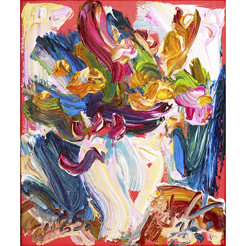 Sou KIt Gom - Composição I. Acrílico sobre tela, 30x25 cm, 2025.