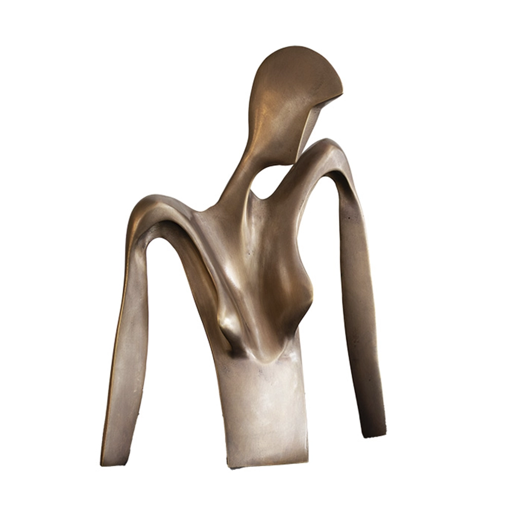Fernando Cardoso - Busto de Eva 1/50. Bronze patinado, 14x19x5 cm, 2025.
