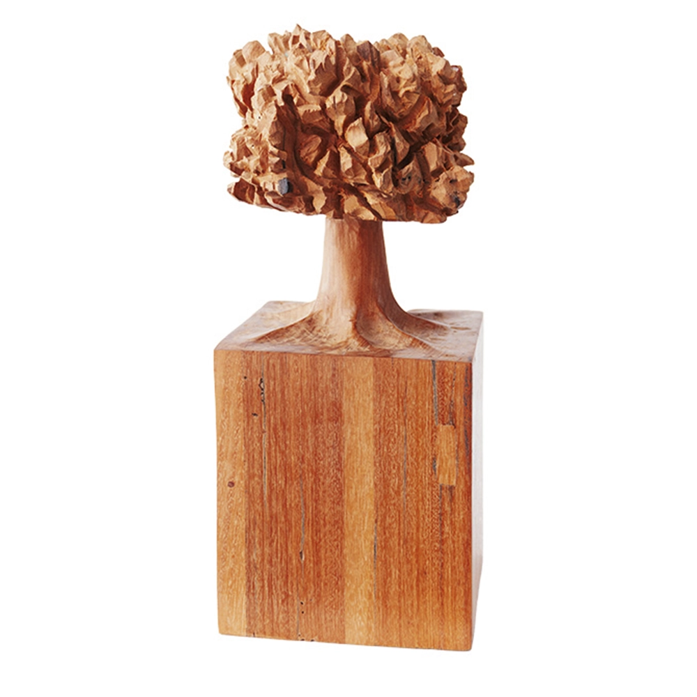 Jose Bento - Arvore I. Madeira, 20x10x10 cm.