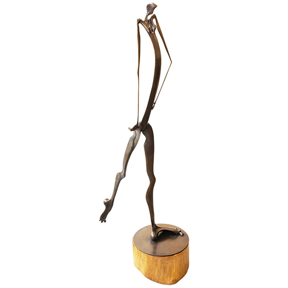 Fernando Cardoso - Eva Ballerine 2/25. Bronze Patinado, 148x37x60 cm.