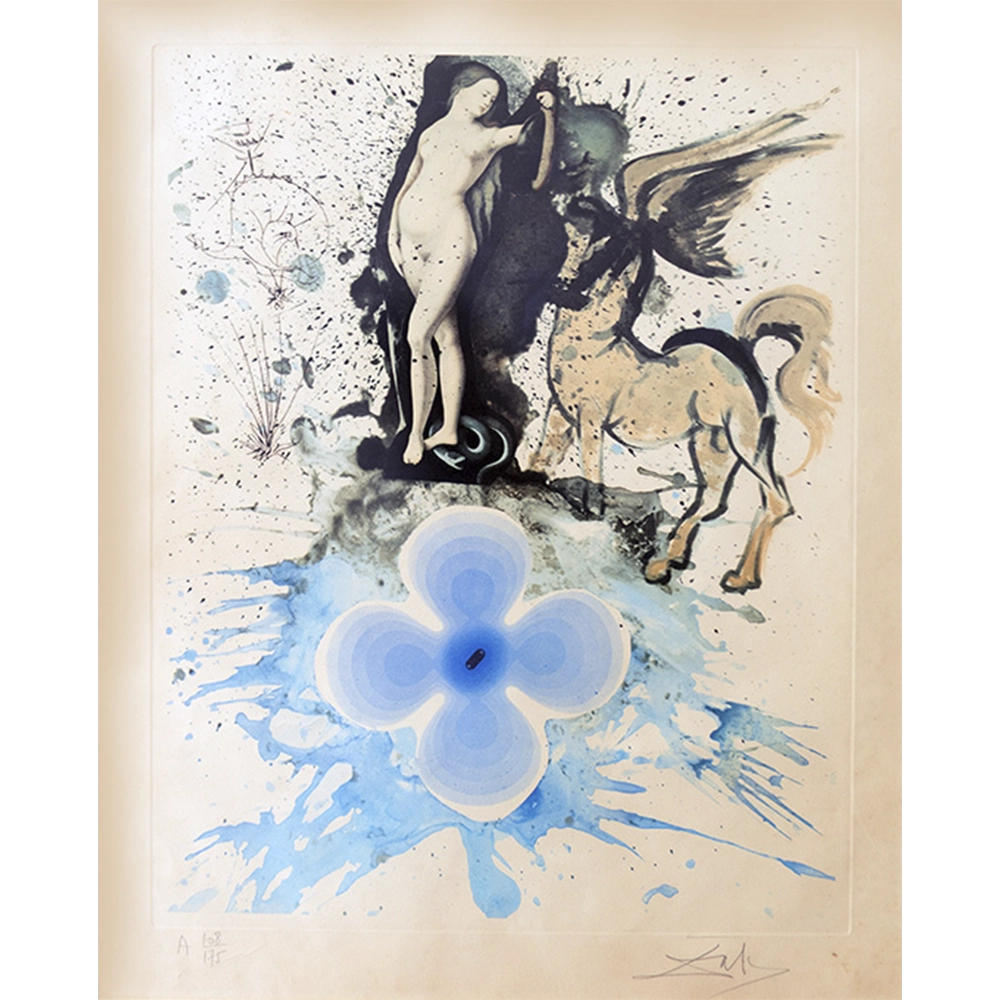 Salvador Dali - Homenage a cranach 108/175 - Litografia 70x50 cm.