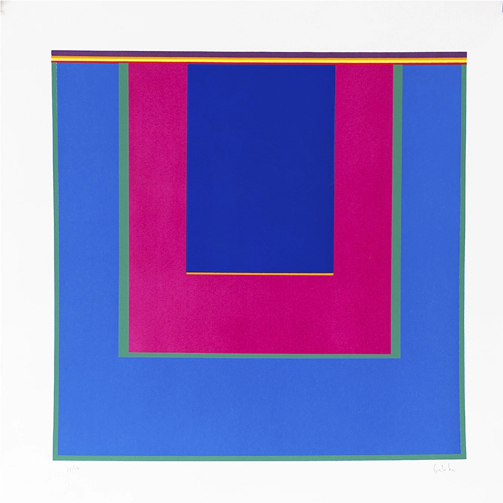 Gonçalo Ivo - Sem título 25/50. Serigrafia, 50x50 cm.