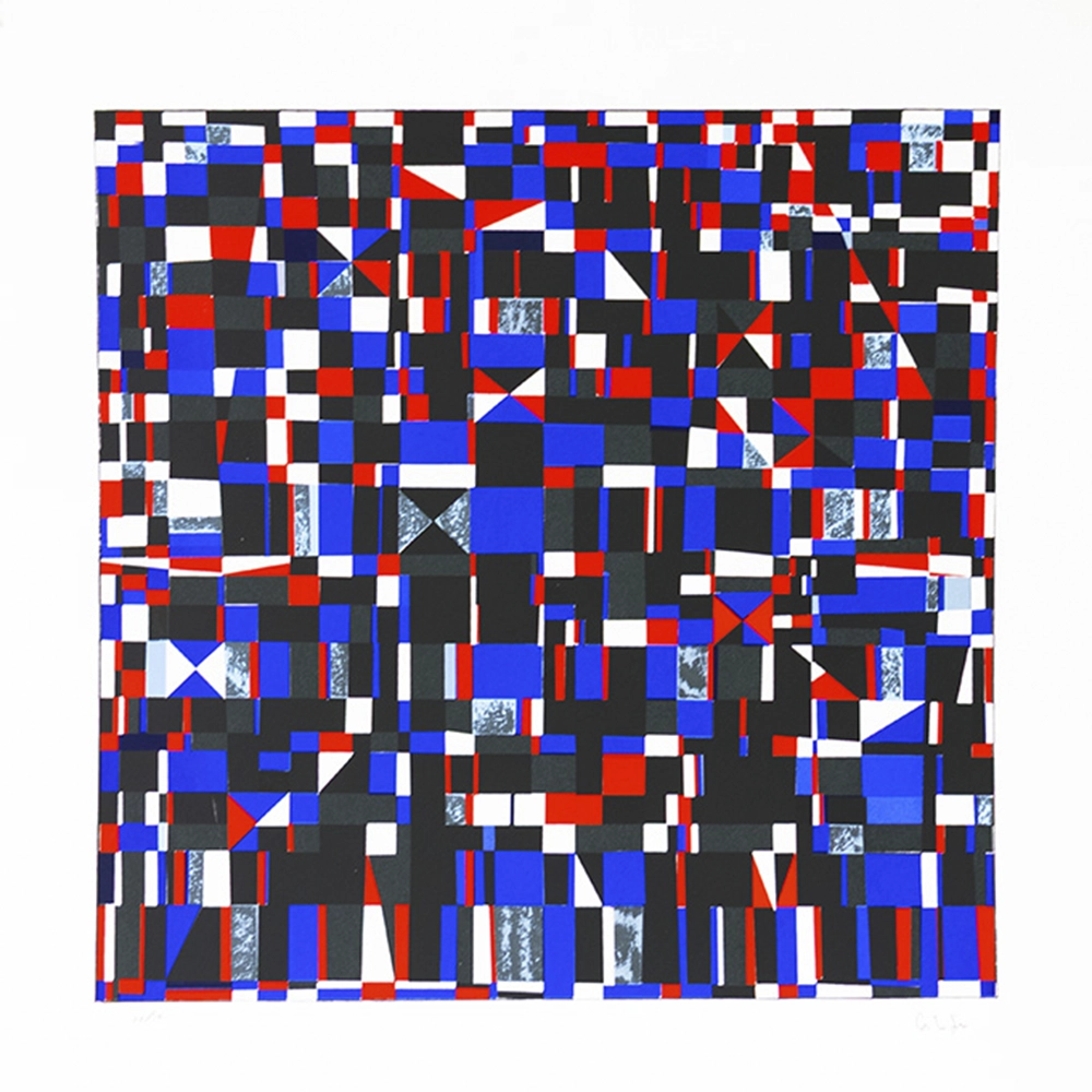 Gonçalo Ivo - Sem título 25/50. Serigrafia, 50x50 cm