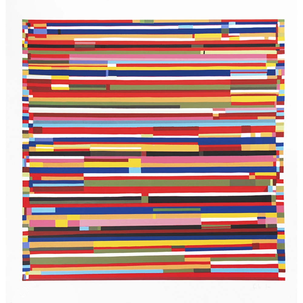 Gonçalo Ivo - Sem título 13/25. Serigrafia, 72x68 cm.