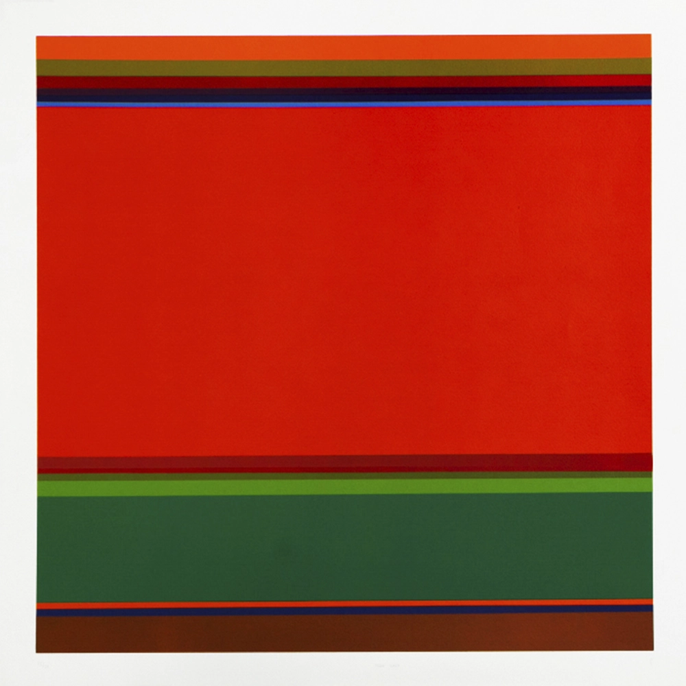 Gonçalo Ivo - Tissu naga 22/25. Serigrafia, 70x70 cm.