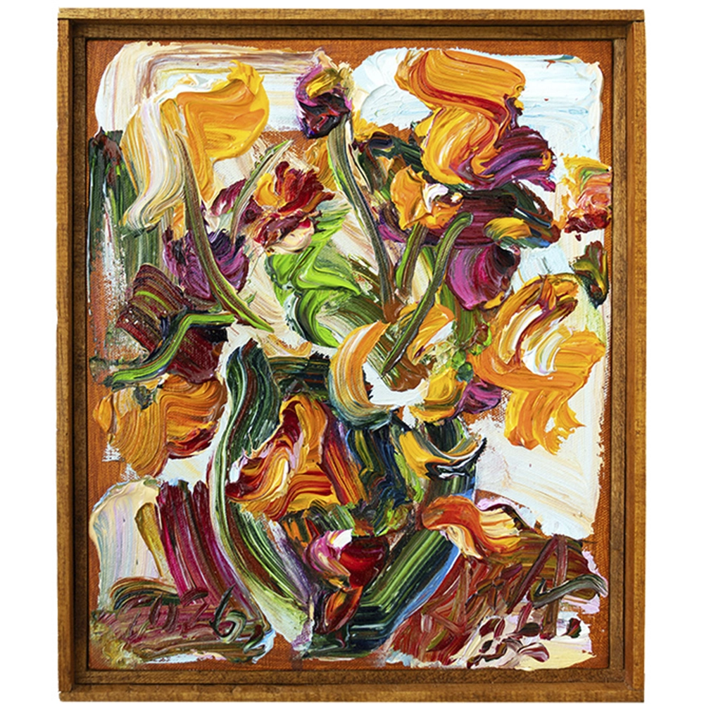 Sou Kit Gom - Série primavera VIII. Acrílica sobre tela, 30x25 cm, 2026