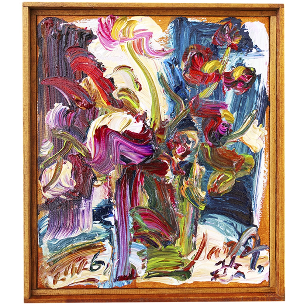 Sou Kit Gom - Série primavera IX. Acrílica sobre tela, 30x25 cm, 2026