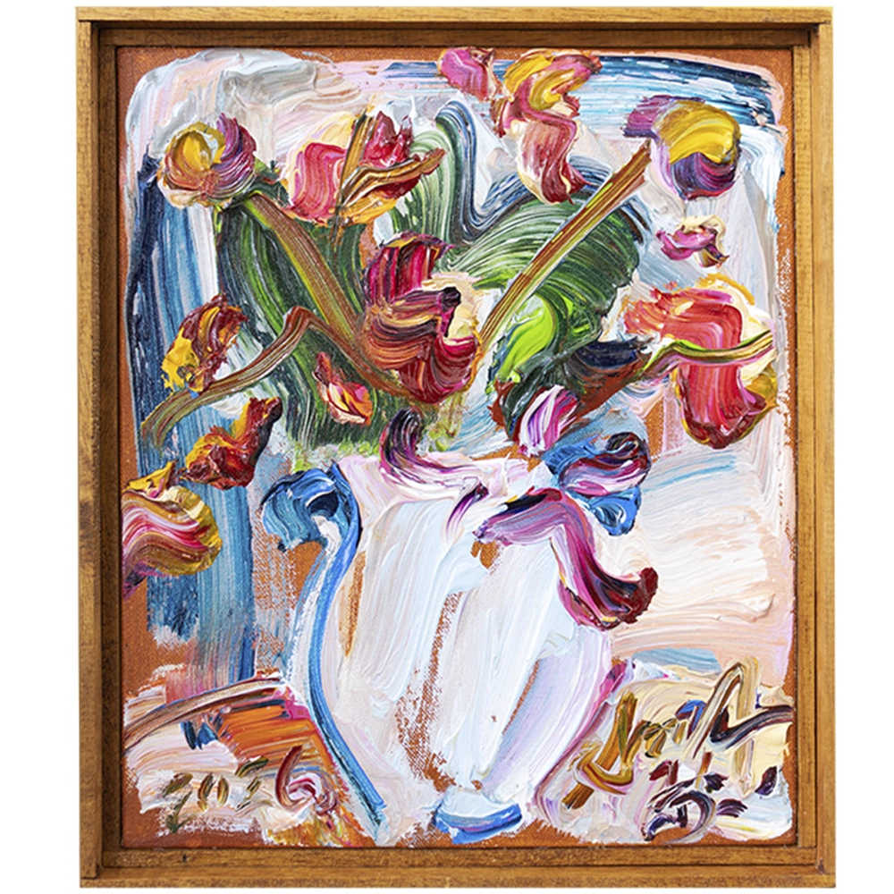 Sou Kit Gom - Série primavera X. Acrílica sobre tela, 30x25 cm, 2026