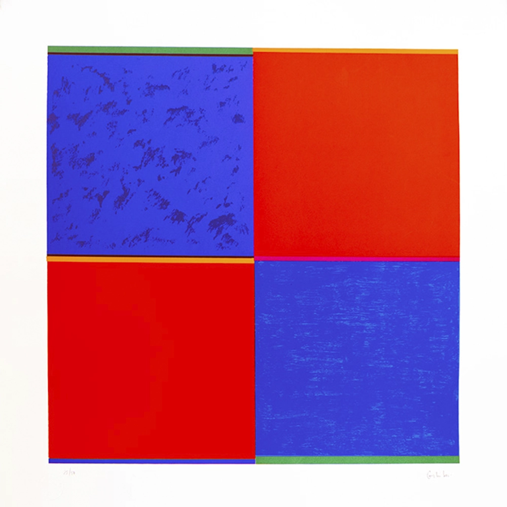 Gonçalo Ivo - Sem título 25/50. Serigrafia, 50x50 cm