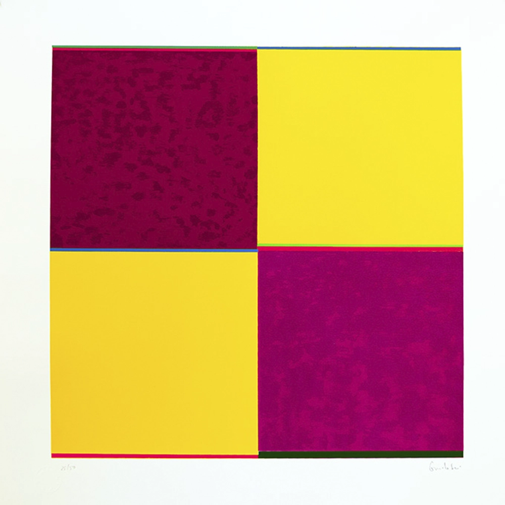 Gonçalo Ivo - Sem título 25/50. Serigrafia, 50x50 cm