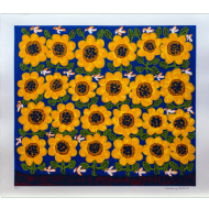 Antonio Poteiro - Girassol azul 82/120. Serigrafia, 70x80 cm