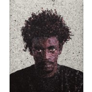 Vik Muniz - Jorge. Da série "Pictures of magazines" 8/20. C-Print, 62x50 cm, 2003/2009