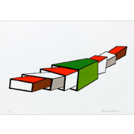 Sérvulo Esmeraldo - Sem título 17/60. Serigrafia, 50x70 cm