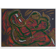 Rubens Gerchman - Beijo 6/100. Serigrafia, 40x55 cm