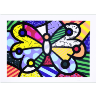 Romero Britto - Butterfly II P.A. 2/25. Serigrafia, 50x70 cm, 2013