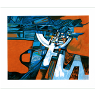 Roberto Burle Marx - Sem título P.E. Serigrafia, 70x85 cm