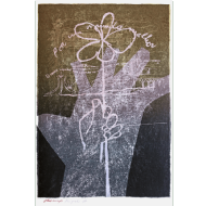 Gershon Knispel & Oscar Niemeyer - Série Por um mundo melhor 3/6. Serigrafia, 120x80 cm