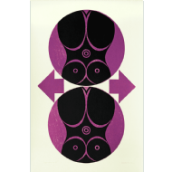 Odetto Guersoni - Sigos opostos 5/5. Xilogravura, 88x56 cm, 1968