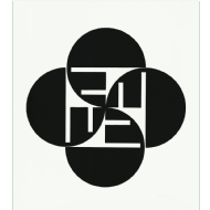 Odetto Guersoni - Mandala XVII - Prova. Xilogravura, 76x66 cm, 1975