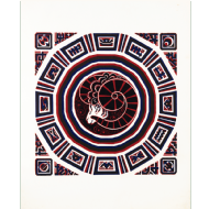 Odetto Guersoni - Áries 6/30. Xilogravura, 62x50 cm, 1989