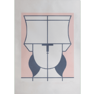 Milton Dacosta - Figura P.A. 1/5. Serigrafia, 65x37 cm