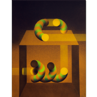 Julio Le Parc - Sem título 3 63/92. Pochoir, 65x50 cm