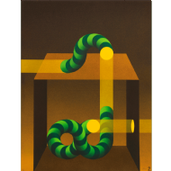 Julio Le Parc - Sem título 2 63/92. Pochoir, 65x50 cm