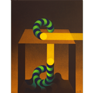 Julio Le Parc - Sem título 1 63/92. Pochoir, 65x50 cm