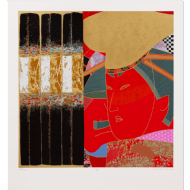 Kazuo Wakabayashi - Kabuki x/120. Serigrafia, 72x66 cm, 2004