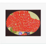 Kazuo Wakabayashi - Temari P.A. Serigrafia, 50x60 cm, 2013