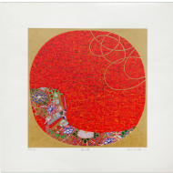 Kazuo Wakabayashi - Sem título 79/110. Serigrafia, 75x75 cm, 1989