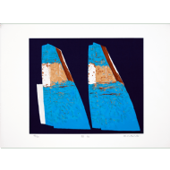 Kazuo Wakabayashi - Sem título 43/60. Serigrafia, 50x70 cm