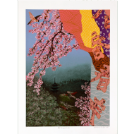 Kazuo Wakabayashi - Primavera x/100. Serigrafia, 80x60 cm, 2016