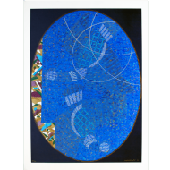 Kazuo Wakabayashi - Pássaros x/120. Serigrafia, 101x72 cm, 2006