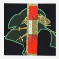 Kazuo Wakabayashi - Kanzashi x/100. Serigrafia, 60x60 cm, 2010