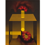 Julio Le Parc - Sem título 6 63/92. Pochoir, 65x50 cm