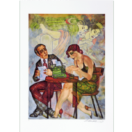 Juarez Machado - A datilografa P.A. Serigrafia, 70x50 cm