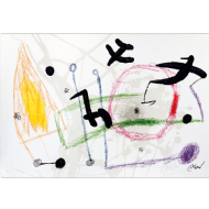 Joan Miró - Maravillas con variaciones acrósticas en el jardin de Joan Miró, Mod. 5. Litografia, 49x71 cm, 1975