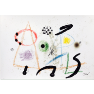 Joan Miró - Maravillas con variaciones acrósticas en el jardin de Joan Miró, Mod. 3. Litografia, 49x71 cm, 1975